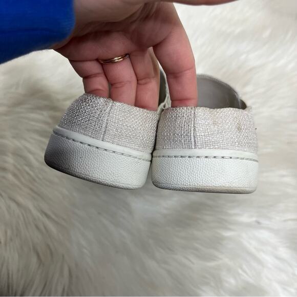 Vince Verrell Light Gray Fabric Slip On Sneakers Size 8.5 - Picture 6 of 8